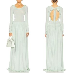 Elegant Mint Green Maxi Dress